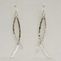 Double Long Bar Earrings (large) by A & R Jewellery at The Avenue Gallery, a contemporary fine art gallery in Victoria, BC, Canada.