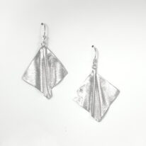 Wrinkled Earrings by Brenda Roy at The Avenue Gallery, a contemporary fine art gallery in Victoria, BC, Canada.