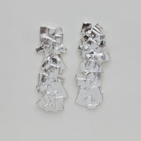 Silver Earrings (Long) by Barbara Adams at The Avenue Gallery, a contemporary fine art gallery in Victoria, BC, Canada.