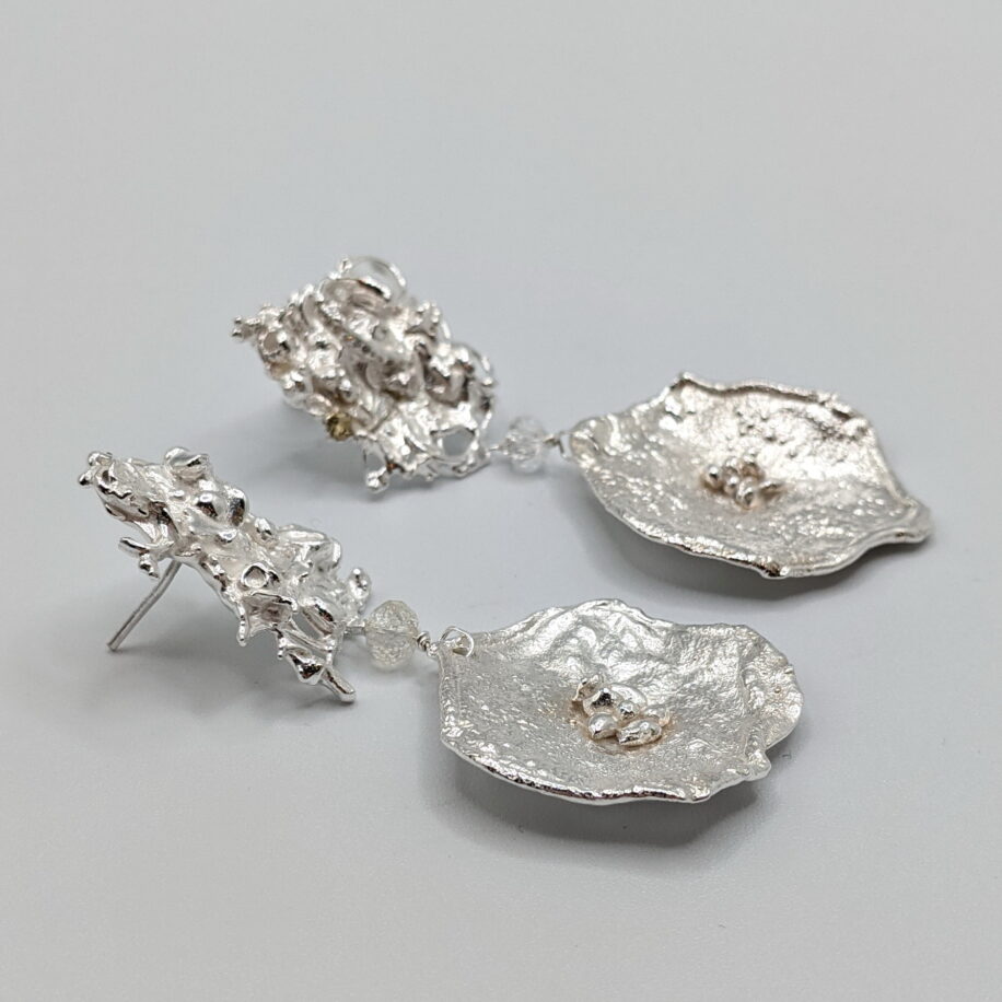Fireworks Earrings (Small) by Barbara Adams at The Avenue Gallery, a contemporary fine art gallery in Victoria, BC, Canada.