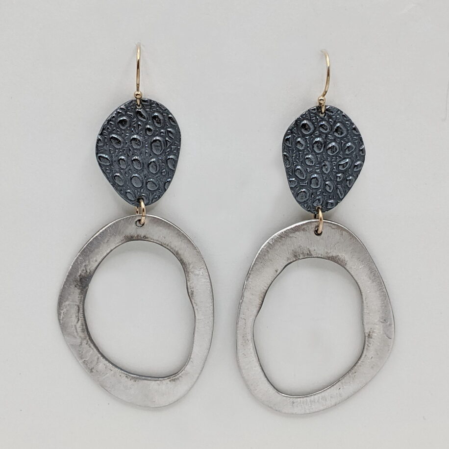 Hoop Earrings by Air & Earth Design at The Avenue Gallery, a contemporary fine art gallery in Victoria, BC, Canada.