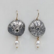 Urchin Earrings by Air & Earth Design at The Avenue Gallery, a contemporary fine art gallery in Victoria, BC, Canada.