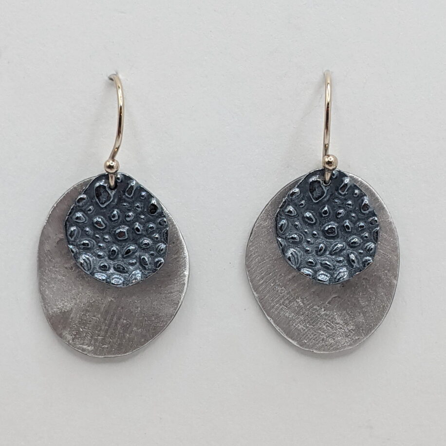 Nested Earrings by Air & Earth Design at The Avenue Gallery, a contemporary fine art gallery in Victoria, BC, Canada.