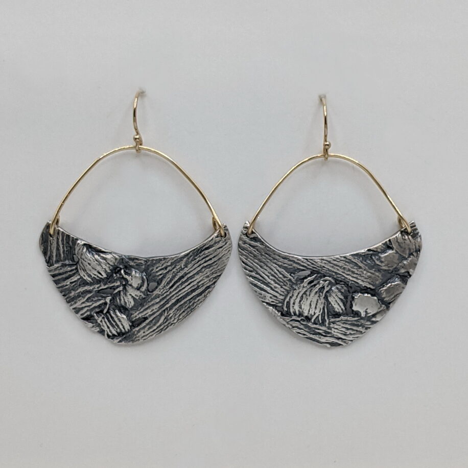 Love Knot Earrings by Air & Earth Design at The Avenue Gallery, a contemporary fine art gallery in Victoria, BC, Canada.