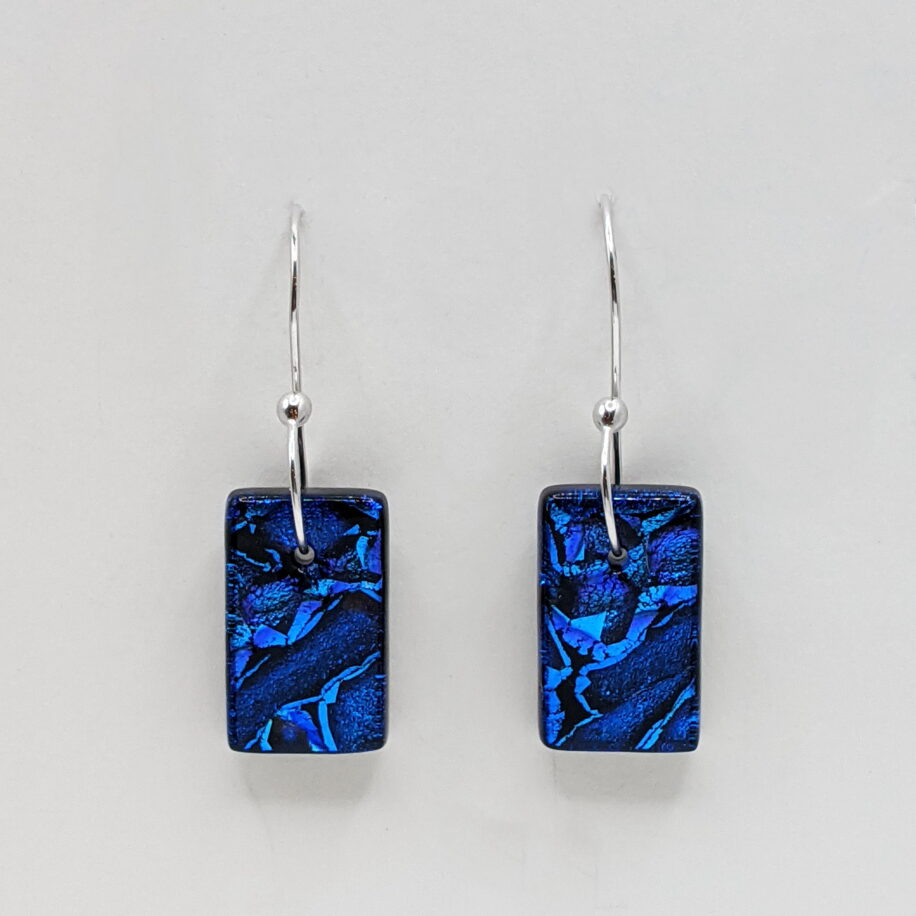 Mosaic Earrings (Small) by Peggy Brackett at The Avenue Gallery, a contemporary fine art gallery in Victoria, BC, Canada.