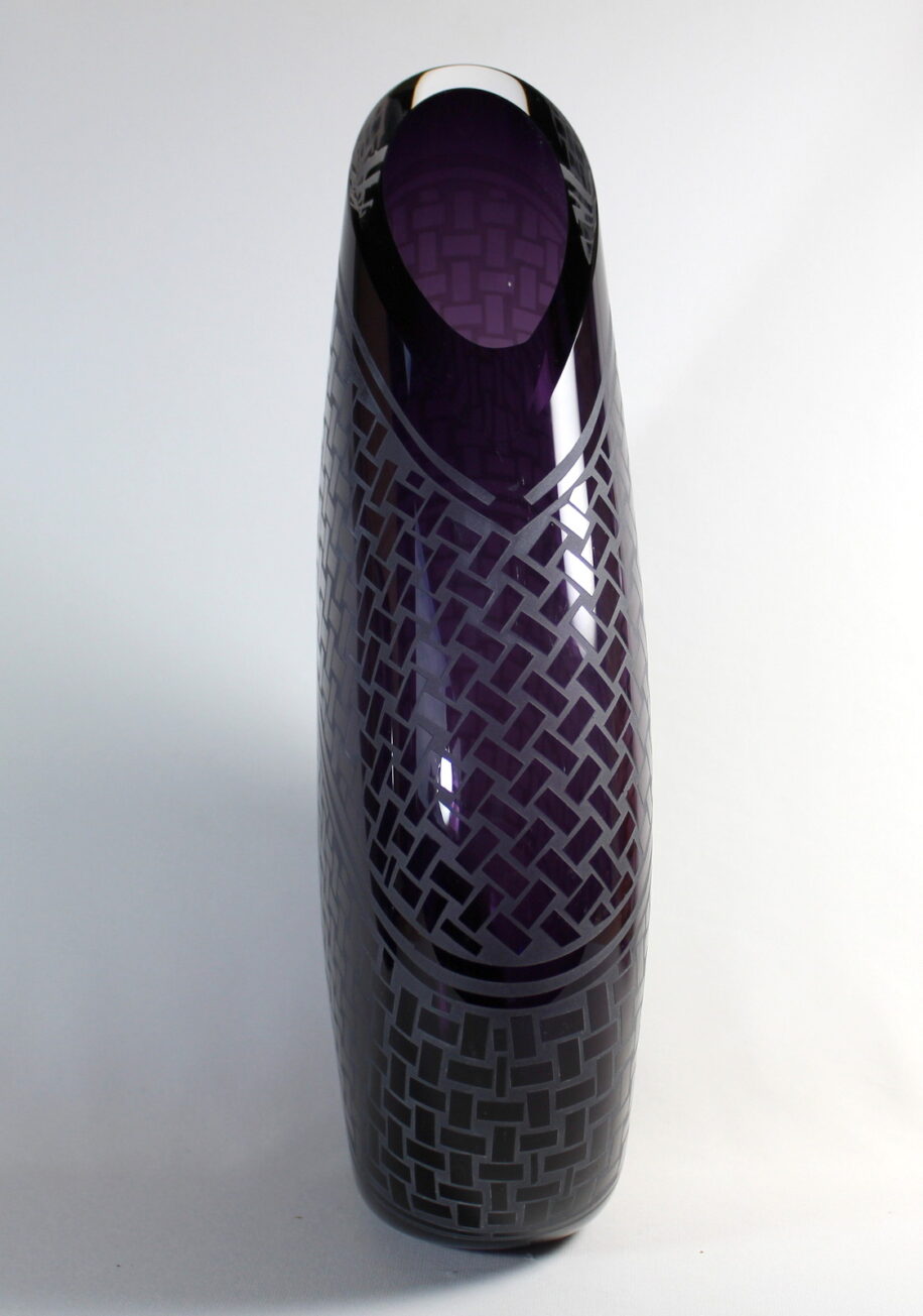 Basket Weave II (Purple) by Guy Hollington at The Avenue Gallery, a contemporary fine art gallery in Victoria, BC, Canada.