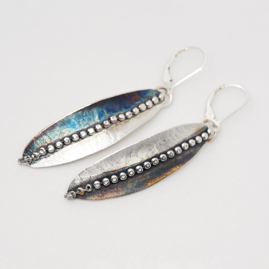 Leaf Earrings by ARTYRA Studio at The Avenue Gallery, a contemporary fine art gallery in Victoria, BC, Canada.