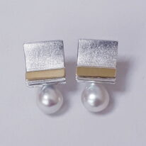 Square Earrings by Andrea Roberts at The Avenue Gallery, a contemporary fine art gallery in Victoria, BC, Canada.