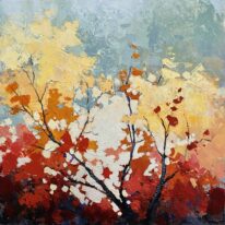 Autumn Breeze by Linda Wilder at The Avenue Gallery, a contemporary fine art gallery in Victoria, BC, Canada.