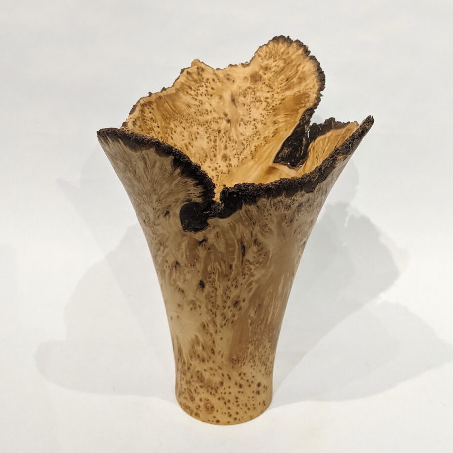 Natural Edge Vase by Peter Hackett at The Avenue Gallery, a contemporary fine art gallery in Victoria, BC, Canada.