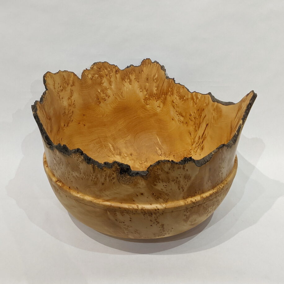 Live Edge Vessel by Peter Hackett at The Avenue Gallery, a contemporary art gallery in Victoria, BC, Canada.