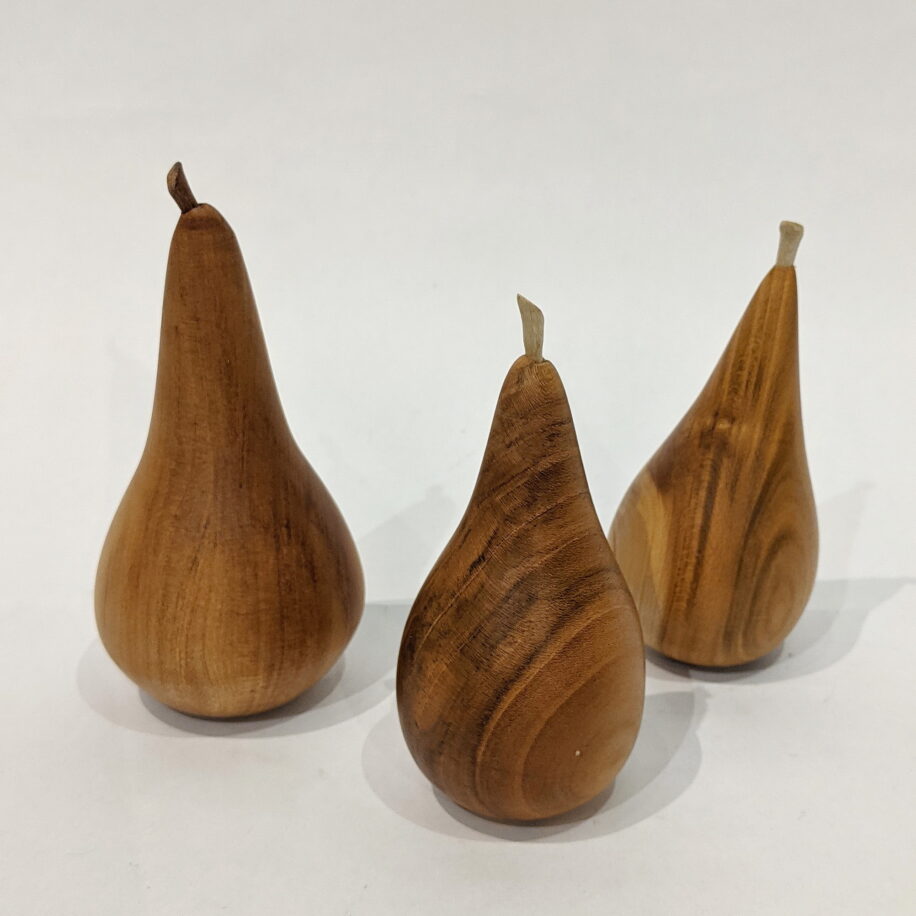 Wooden Pears by Peter Hackett at The Avenue Gallery, a contemporary fine art gallery in Victoria, BC, Canada.