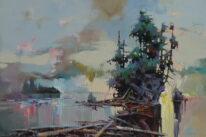 Afternoon Light by Bi Yuan Cheng at The Avenue Gallery, a contemporary fine art gallery in Victoria, BC, Canada.