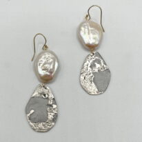 Pearl Earrings by Air & Earth Design at The Avenue Gallery, a contemporary fine art gallery in Victoria, BC, Canada.