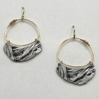 Hover Hoop Earrings by Air & Earth Design at The Avenue Gallery, a contemporary fine art gallery in Victoria, BC, Canada.