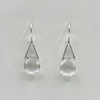Quartz V-Bail Earrings by A & R Jewellery at The Avenue Gallery, a contemporary fine art gallery in Victoria, BC, Canada.