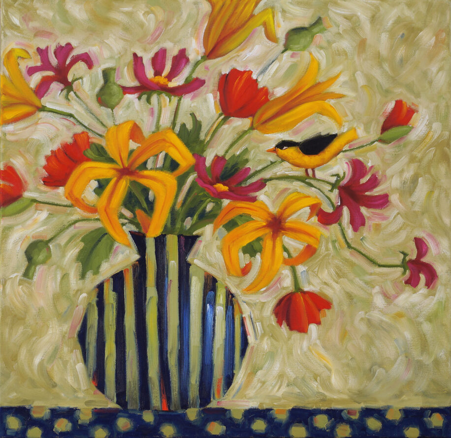 In Bloom by Cindy Revell at The Avenue Gallery, a contemporary fine art gallery in Victoria, BC, Canada.