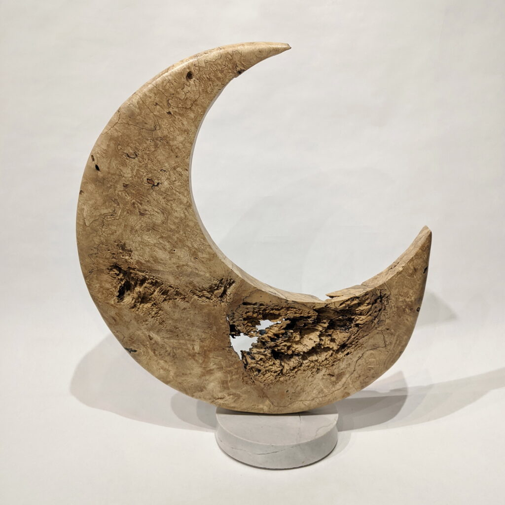 A Moon for Leonard Cohen by Bruce Edmundson at The Avenue Gallery, a contemporary fine art gallery in Victoria, BC, Canada.