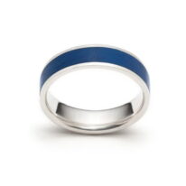 Large Manic Ring (Lapis Blue) by MichaudMichaud Design at The Avenue Gallery, a contemporary fine art gallery in Victoria, BC, Canada.
