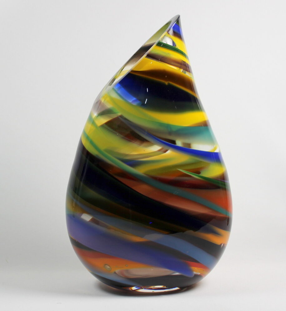 Multicolour Vase by Guy Hollington at The Avenue Gallery, a contemporary fine art gallery in Victoria, BC, Canada.