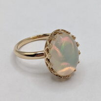 Ethiopian Opal Ring by Val Nunns at The Avenue Gallery, a contemporary fine art Gallery in Victoria, BC, Canada.