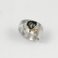 Tahitian Keshi Pearl Ring by Brenda Roy at The Avenue Gallery, a contemporary fine art gallery in Victoria, BC, Canada.