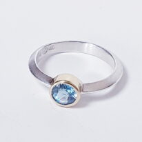 Blue Crush Ring by Andrea Roberts at The Avenue Gallery, a contemporary fine art gallery in Victoria, BC, Canada.