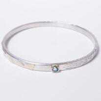 Blue Crush Bangle by Andrea Roberts at The Avenue Gallery, a contemporary fine art gallery in Victoria, BC, Canada.