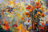 Spring Is In The Air by Eunmi Conacher at The Avenue Gallery, a contemporary fine art gallery in Victoria, BC, Canada.