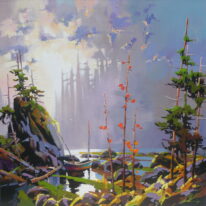 Sunset by Bi Yuan Cheng at The Avenue Gallery, a contemporary fine art gallery in Victoria, BC, Canada.