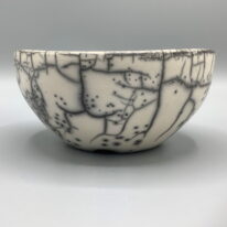 Naked Raku Bowl by Jan Lovewell at The Avenue Gallery, a contemporary fine art gallery in Victoria, BC, Canada.