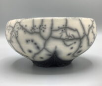 Naked Raku Bowl by Jan Lovewell at The Avenue Gallery, a contemporary fine art gallery in Victoria, BC, Canada.