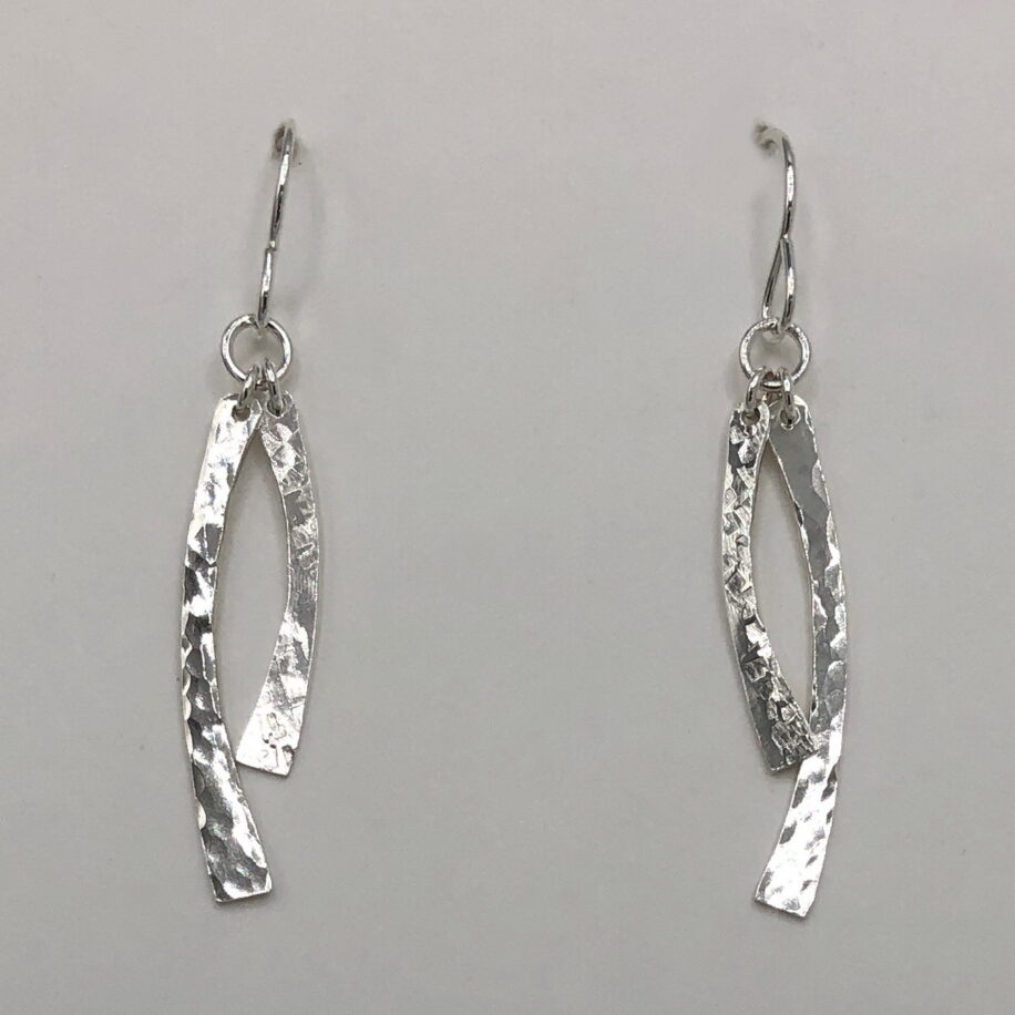 Double Long Bar Earrings (Large) by A & R Jewellery at The Avenue Gallery, a contemporary fine art gallery in Victoria, BC, Canada.