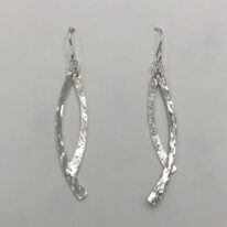 Double Long Bar Earrings (Medium) by A & R Jewellery at The Avenue Gallery, a contemporary fine art gallery in Victoria, BC, Canada.