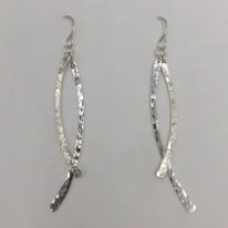 Double Long Bar Earrings (Large) by A & R Jewellery at The Avenue Gallery, a contemporary fine art gallery in Victoria, BC, Canada.