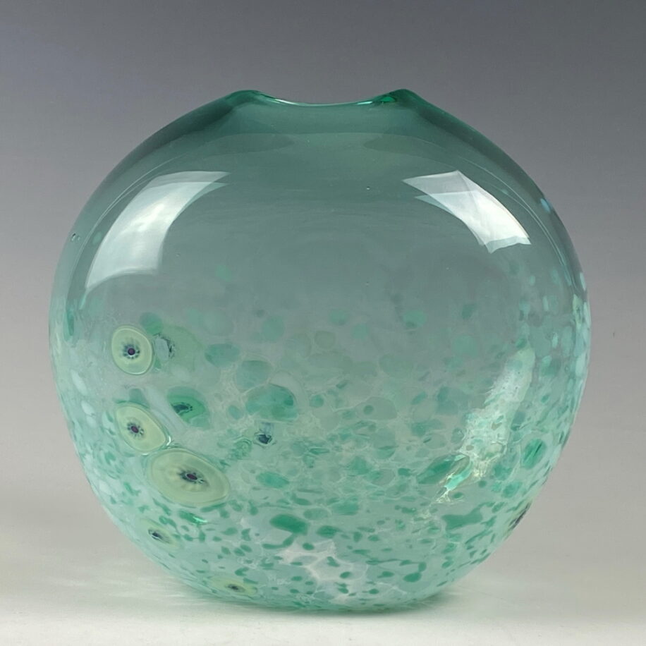 Tulip Vase (Light Green) by Lisa Samphire at The Avenue Gallery, a contemporary fine art gallery in Victoria, BC, Canada.