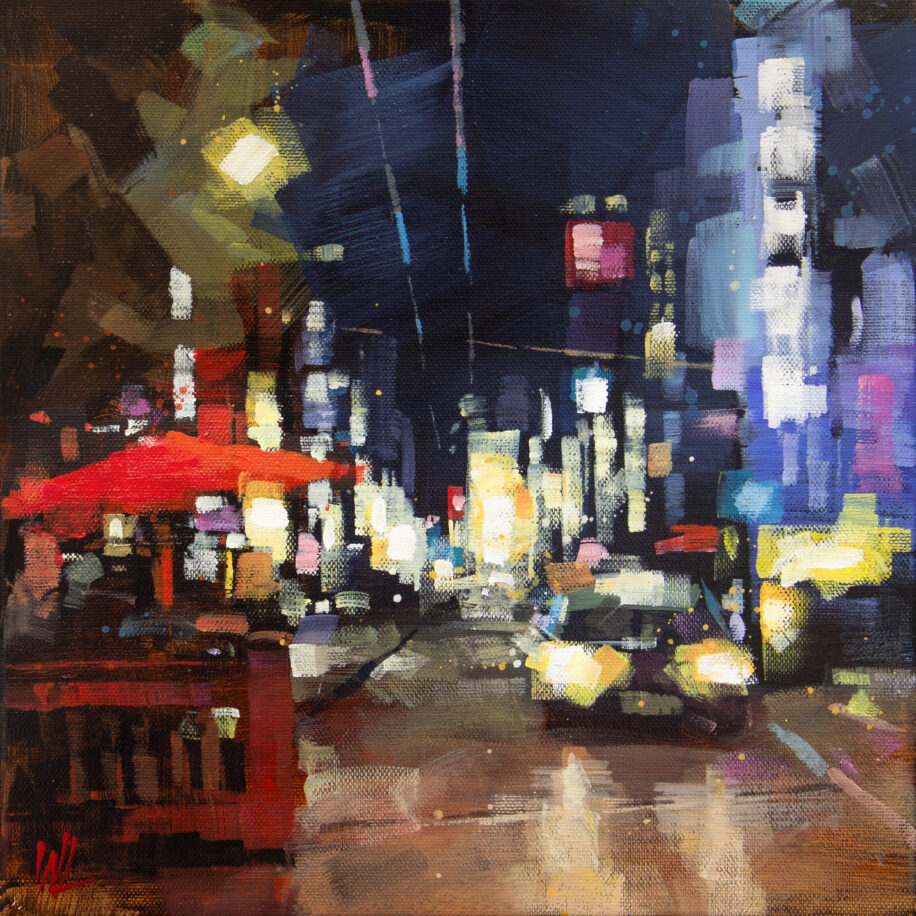 Granville Street #4 by William Liao at The Avenue Gallery, a contemporary fine art gallery in Victoria, BC, Canada.