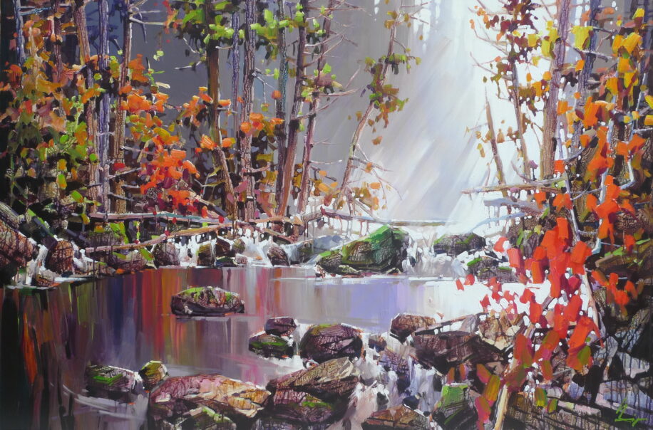 Valley of October by Bi Yuan Cheng at The Avenue Gallery, a contemporary fine art gallery in Victoria, BC, Canada.