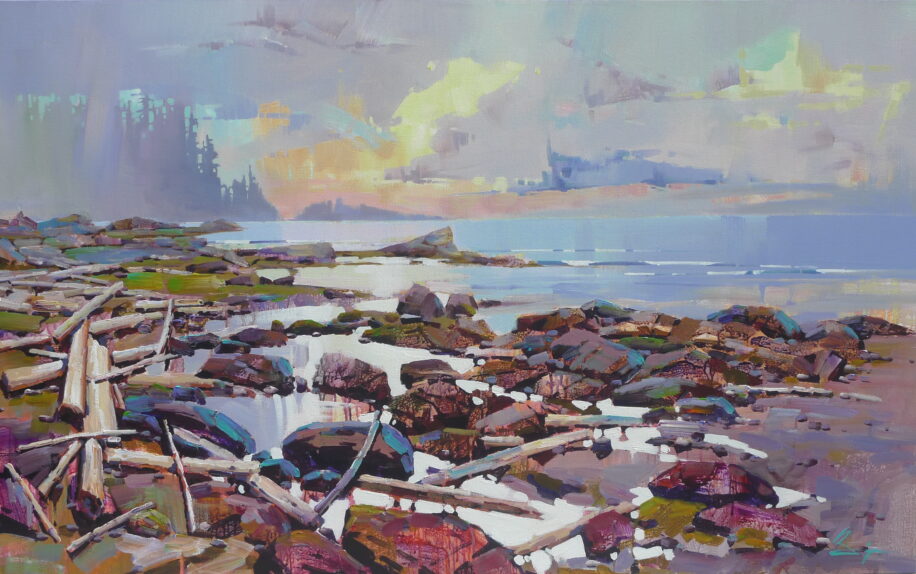 West Coast Trail by Bi Yuan Cheng at The Avenue Gallery, a contemporary fine art gallery in Victoria, BC, Canada.