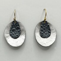 Nested Earrings by Air & Earth Design at The Avenue Gallery, a contemporary fine art gallery in Victoria, BC, Canada.