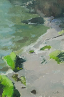 Long Harbour Shoreline by Maria Josenhans at The Avenue Gallery, a contemporary fine art gallery in Victoria, BC, Canada.