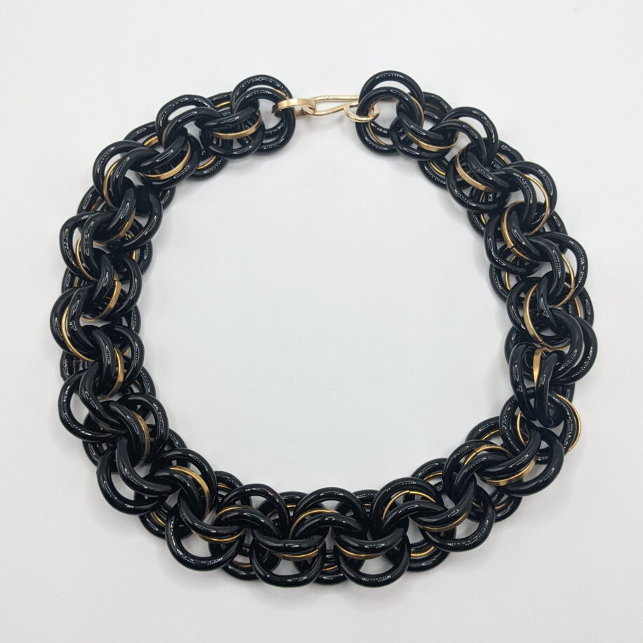 Dynasty Necklace (Black) by Minori Takagi at The Avenue Gallery, a contemporary fine art gallery in Victoria, BC, Canada.