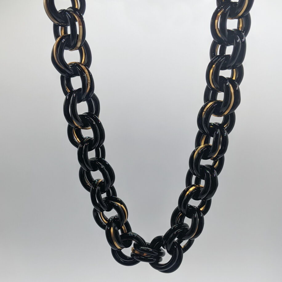 Dynasty Necklace (Black) by Minori Takagi at The Avenue Gallery, a contemporary fine art gallery in Victoria, BC, Canada.