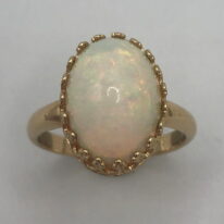 Ethiopian Opal Ring by Val Nunns at The Avenue Gallery, a contemporary fine art gallery in Victoria, BC, Canada.