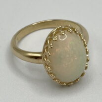 Ethiopian Opal Ring by Val Nunns at The Avenue Gallery, a contemporary fine art gallery in Victoria, BC, Canada.