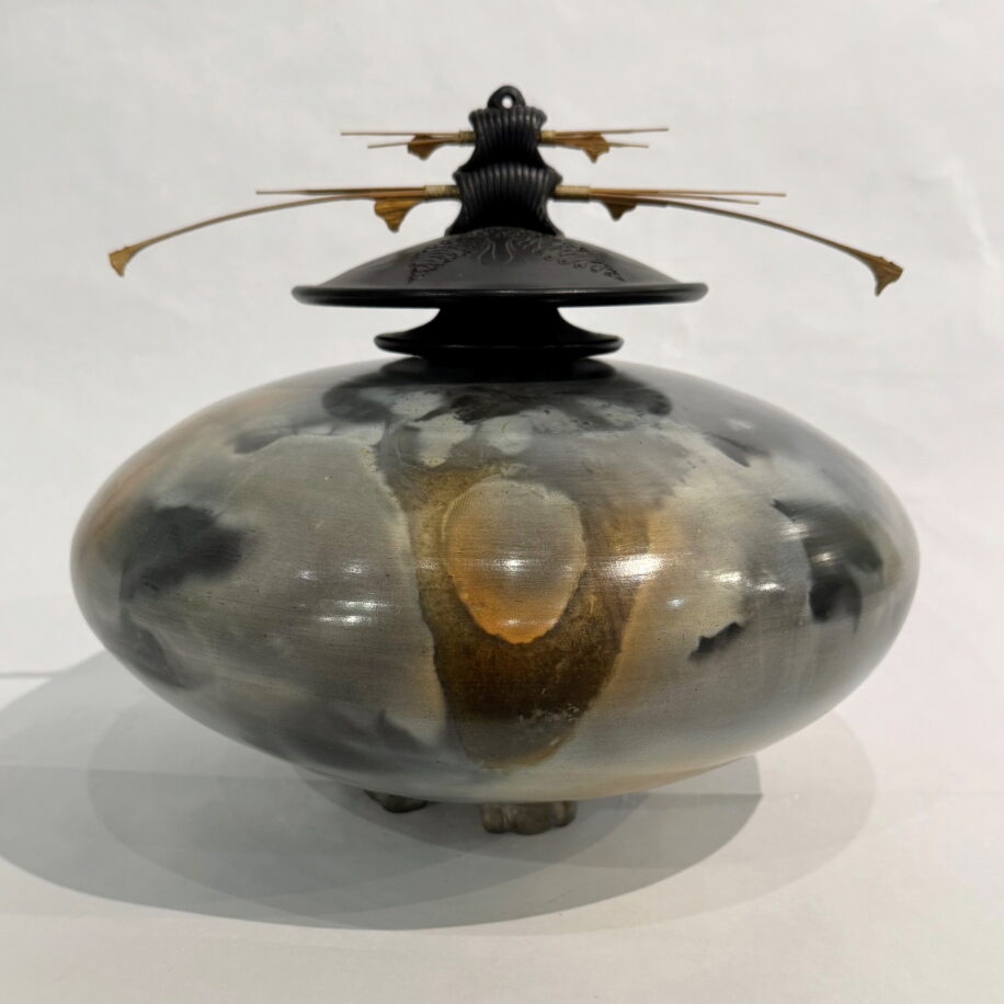 Big Round Vaes with Double Top by Geoff Searle at The Avenue Gallery, a contemporary fine art gallery in Victoria, BC, Canada.