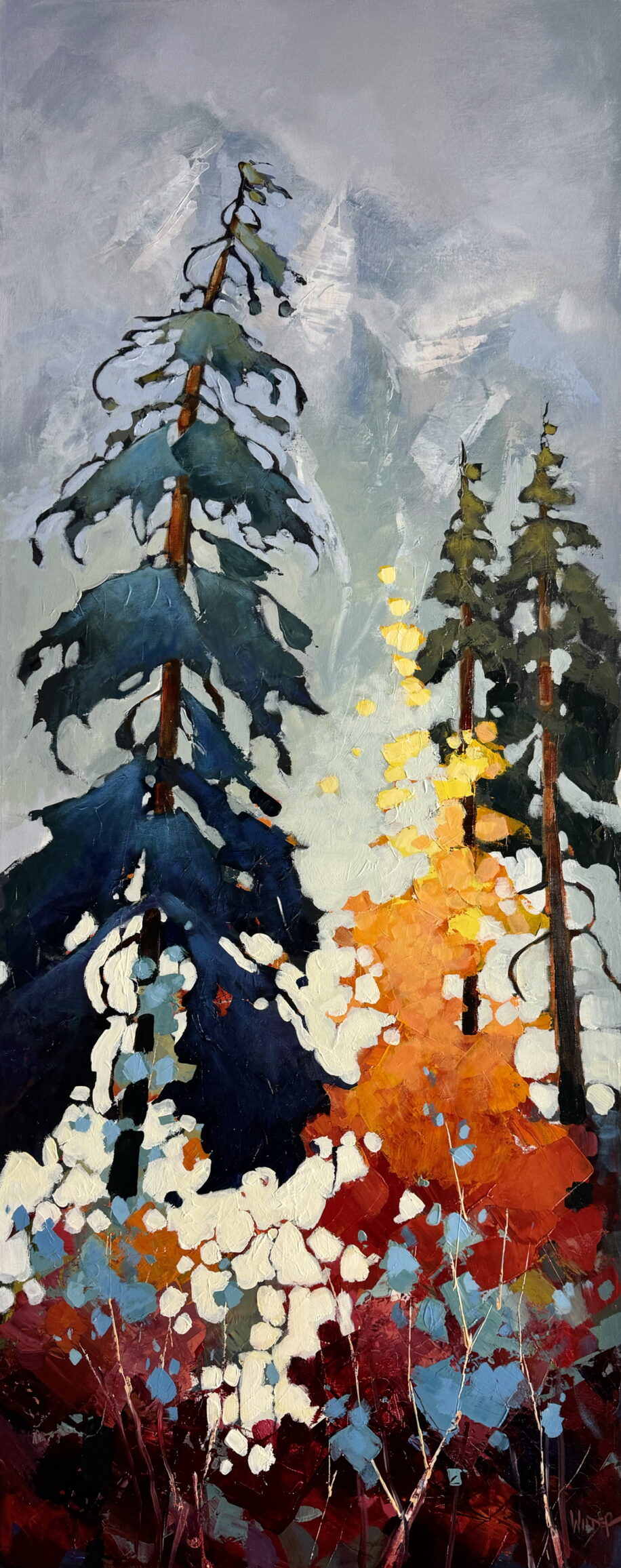 Autumn Waltz by Linda Wilder at The Avenue Gallery, a contemporary fine art gallery in Victoria, BC, Canada.