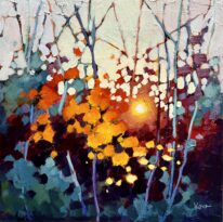 Falling Light by Linda Wilder at The Avenue Gallery, a contemporary fine art gallery in Victoria, BC, Canada.