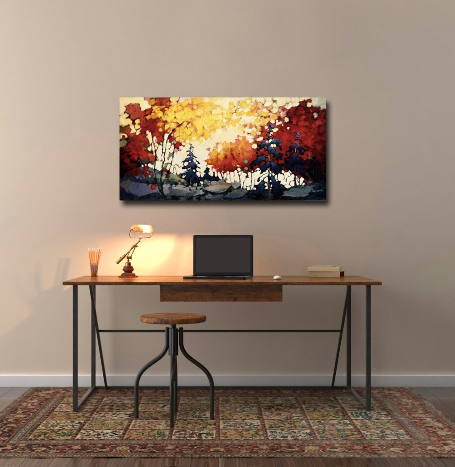 Autumn Dwellers by Linda Wilder at The Avenue Gallery, a contemporary fine art gallery in Victoria, BC, Canada.