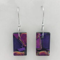 Mosaic Earrings (Medium) by Peggy Brackett at The Avenue Gallery, a contemporary fine art gallery in Victoria, BC, Canada.